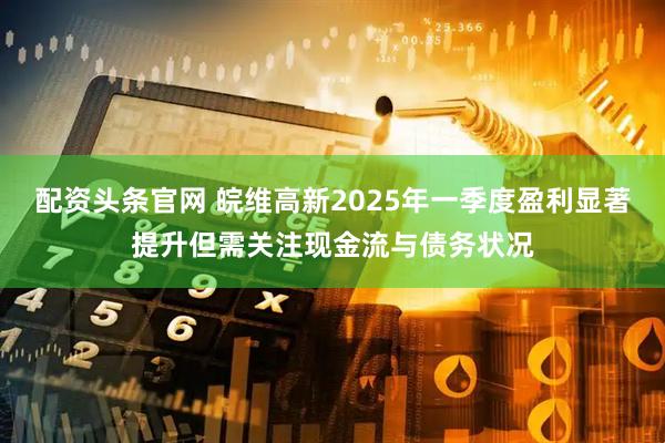 配资头条官网 皖维高新2025年一季度盈利显著提升但需关注现金流与债务状况