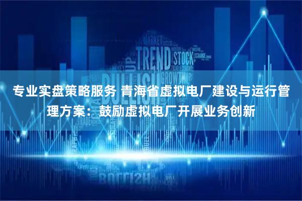 专业实盘策略服务 青海省虚拟电厂建设与运行管理方案：鼓励虚拟电厂开展业务创新
