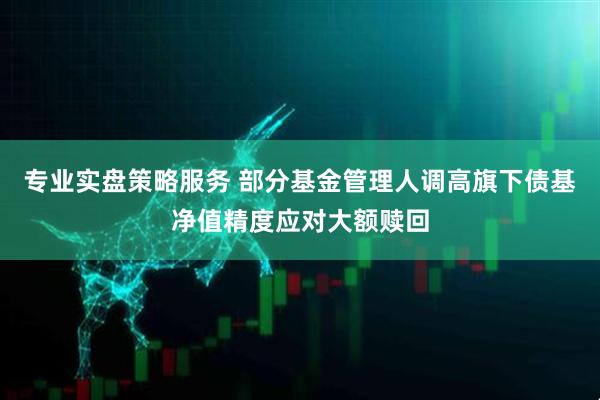 专业实盘策略服务 部分基金管理人调高旗下债基净值精度应对大额赎回